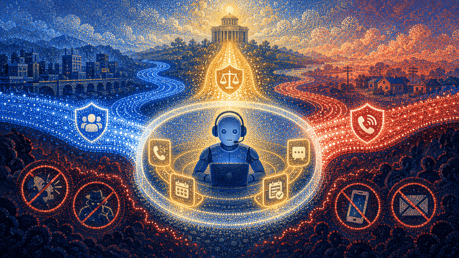 Illustration for Step 1: Decode the FDCPA, TCPA, and CFPB Mandate for AI Calling Agents