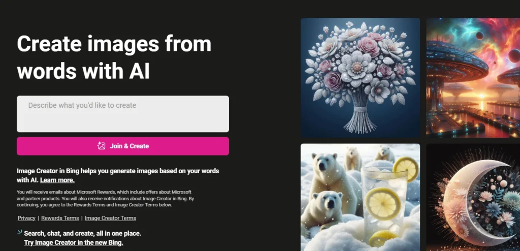 Bing AI Image Creator