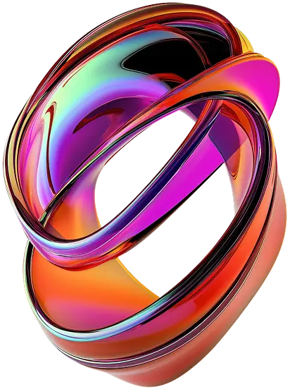 Abstract glass morphism graphic Solana Inflect