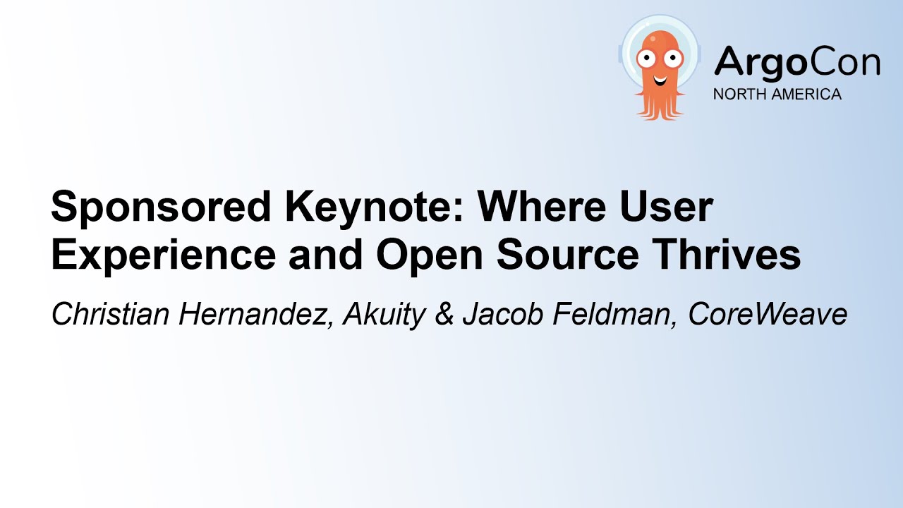 Sponsored Keynote: Where User Experience and Open Source Thrives 