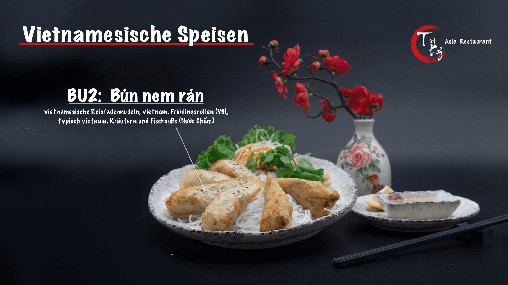 Vietnamesisches Reisnudelgericht