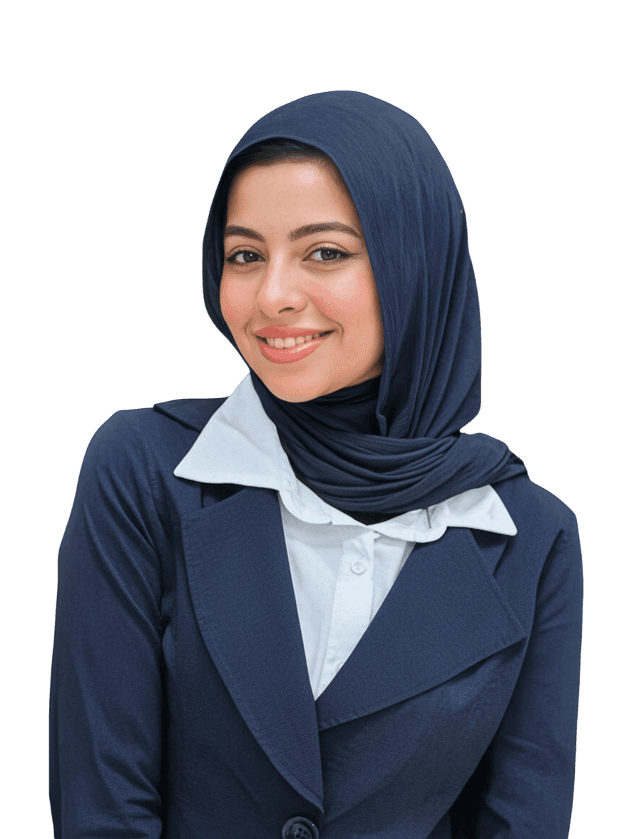 Portrait of portfolio creator – front view