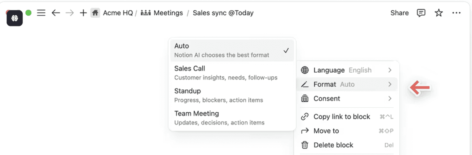 Notion’s AI meeting taker how-to guide&nbsp;