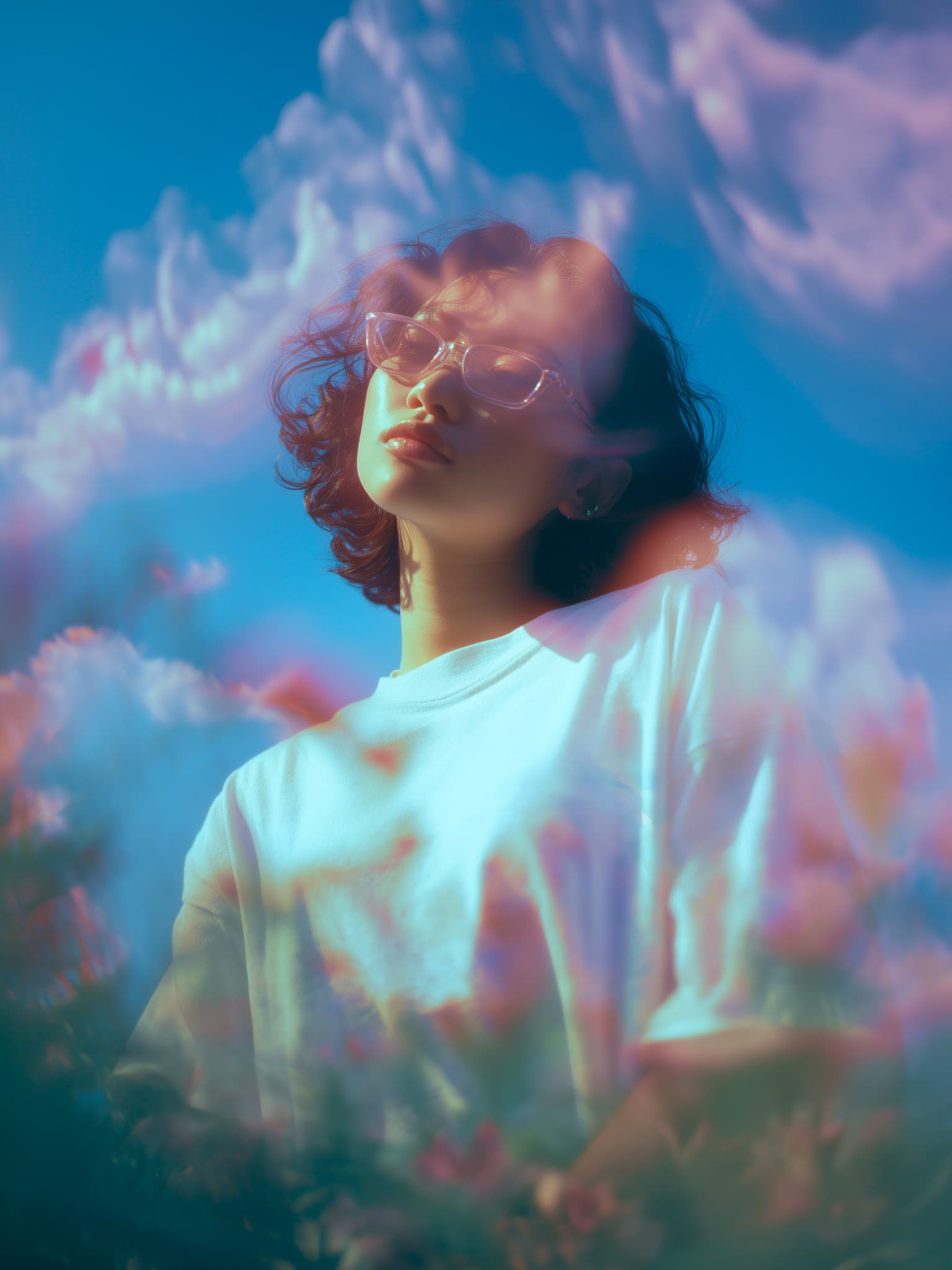 A woman in the field