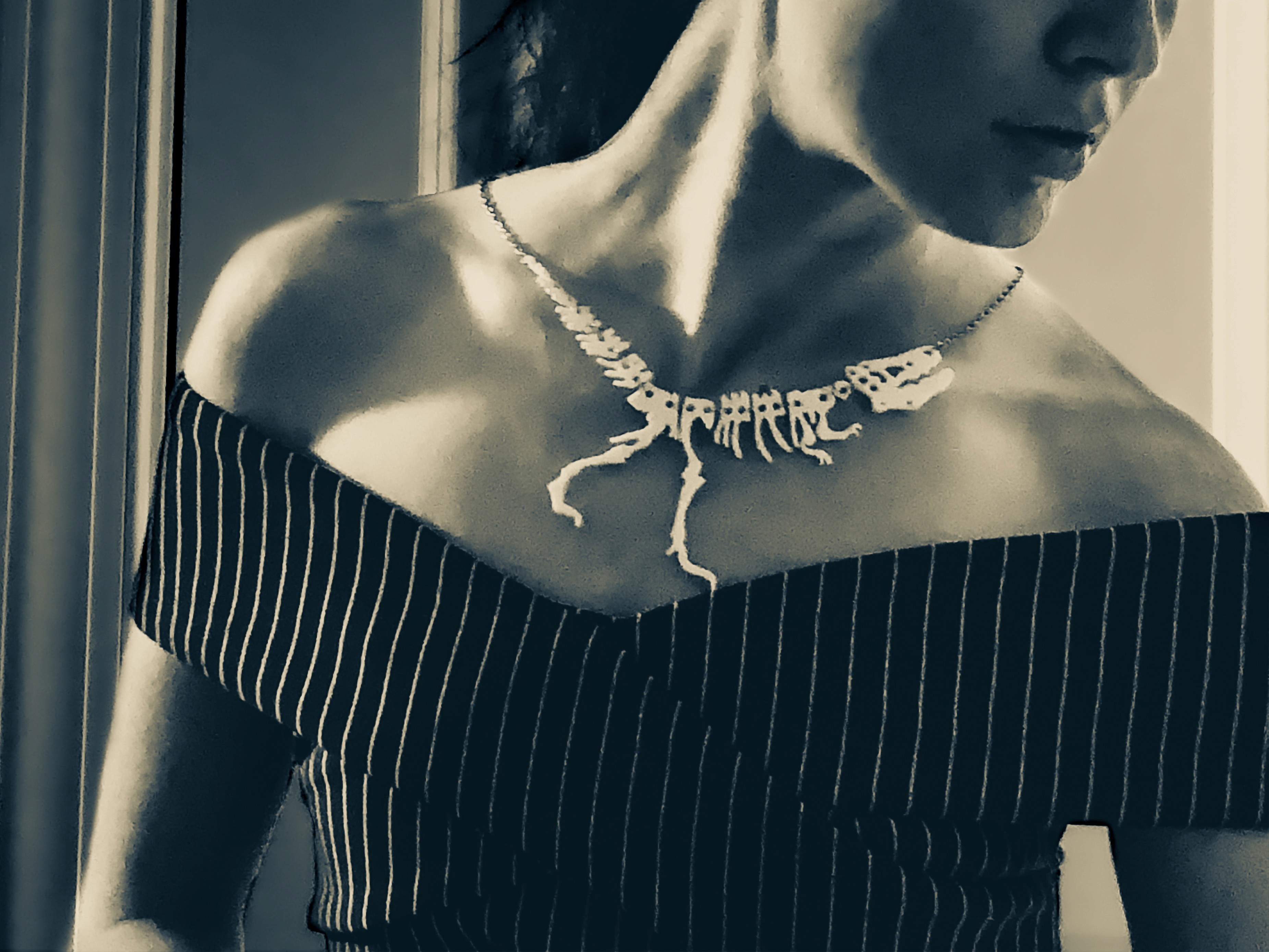 3D printed T-Rex Necklace