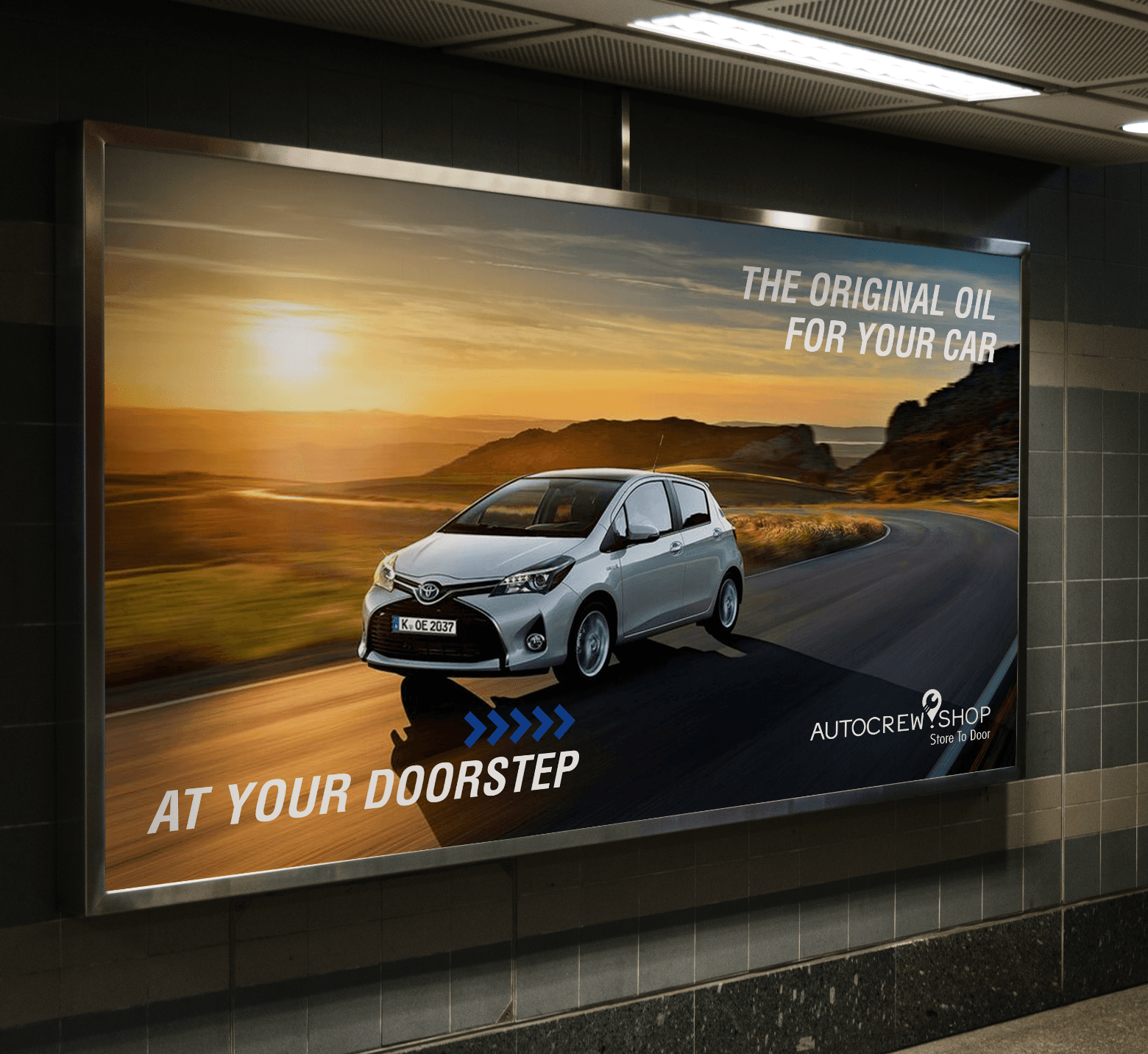 Mockup Application of Logo of AutoCrew.Shop