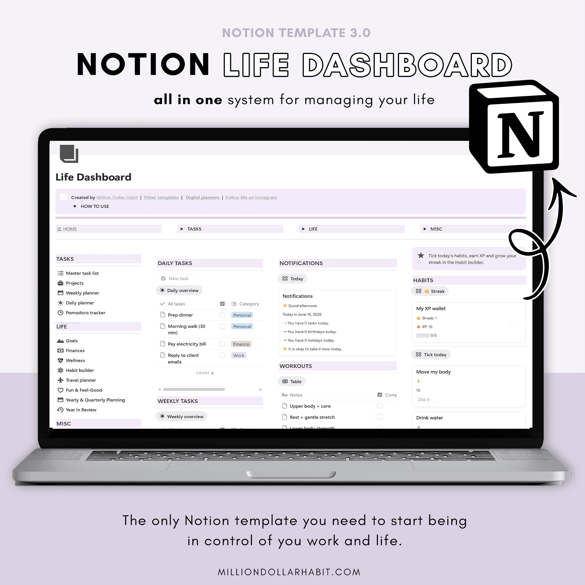 Life Dashboard