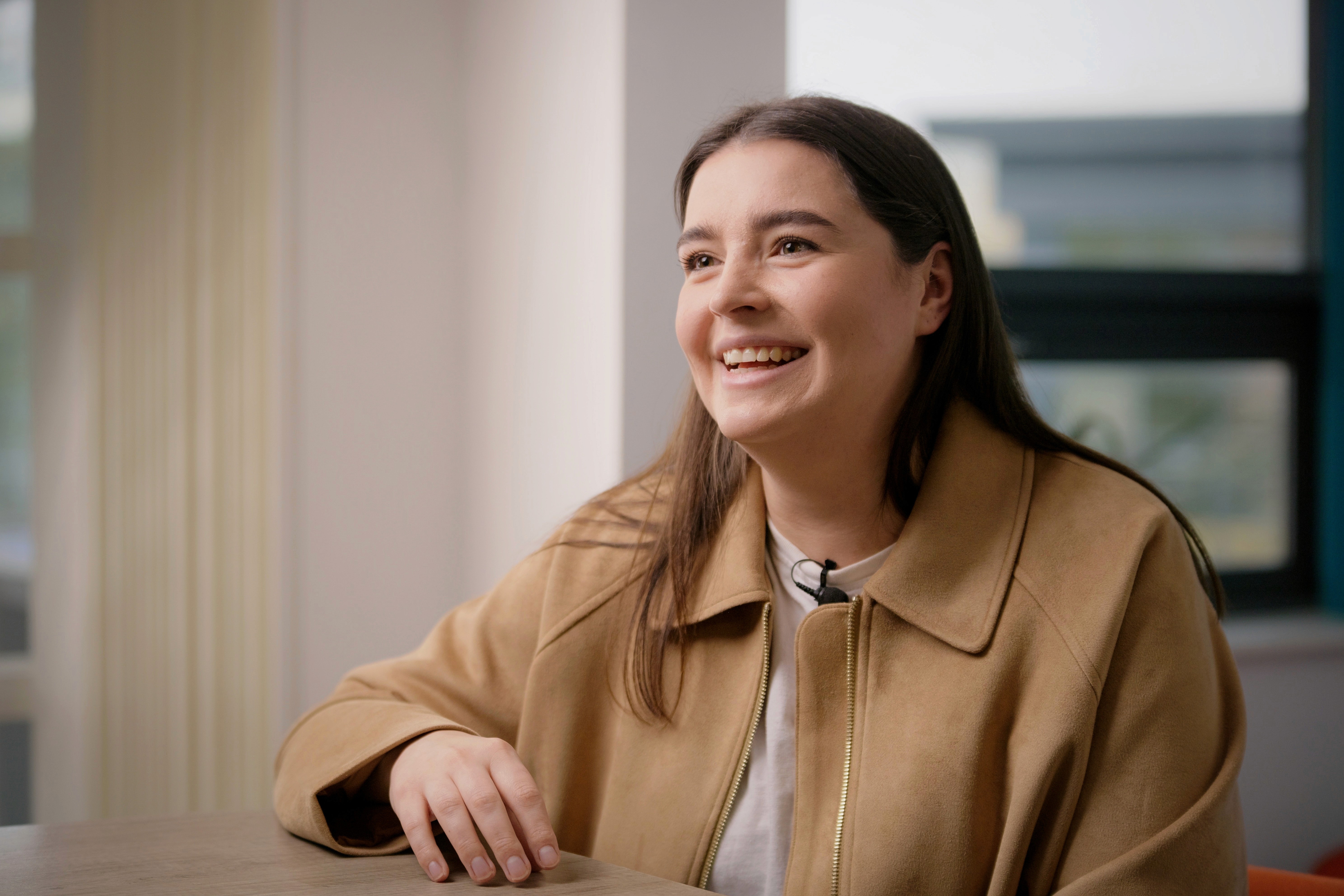 Man reading on the laptop
