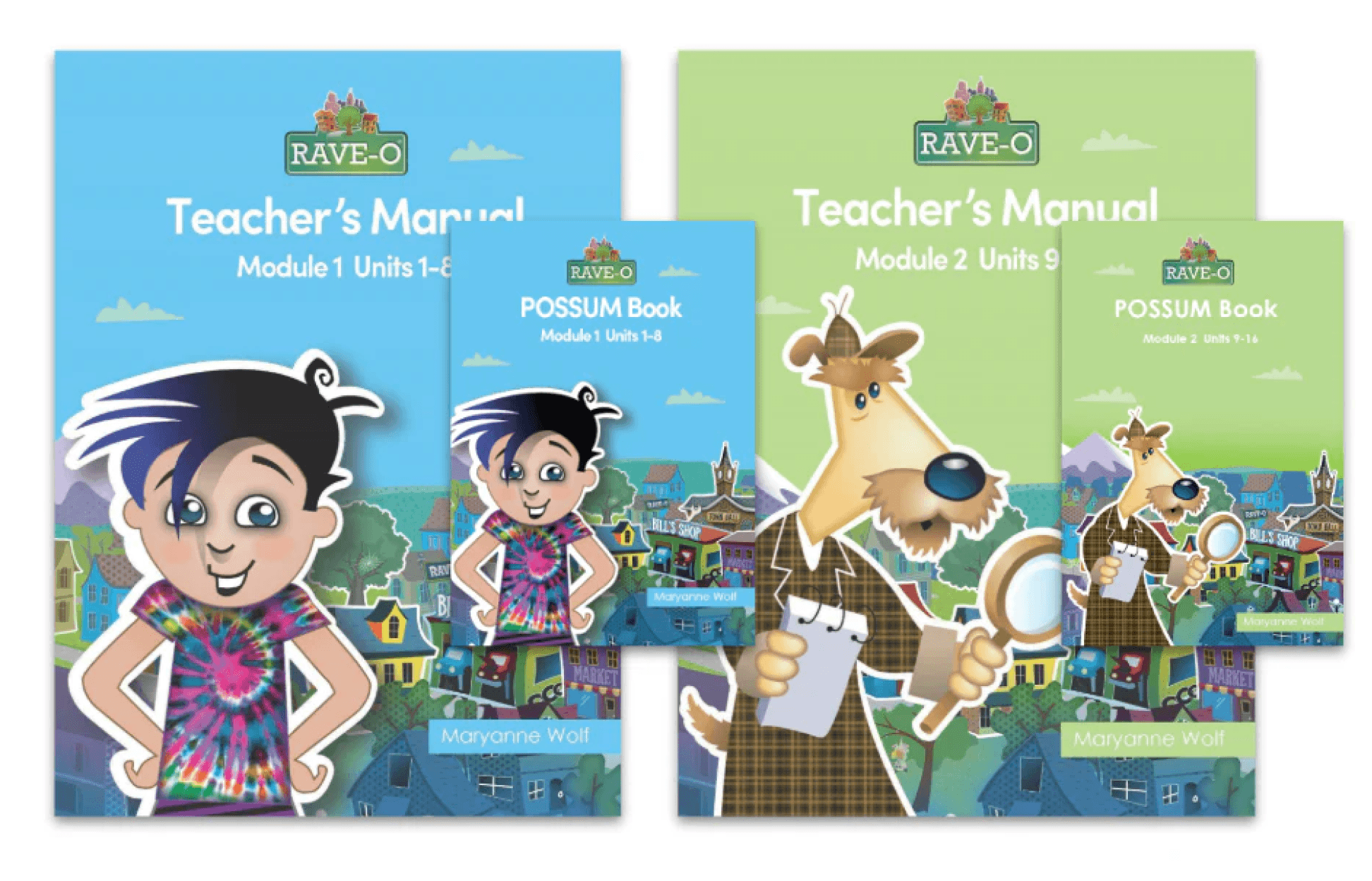 RAVE-O Teacher Guides used in the RAVE-O training workshop on reading fluency strategies.