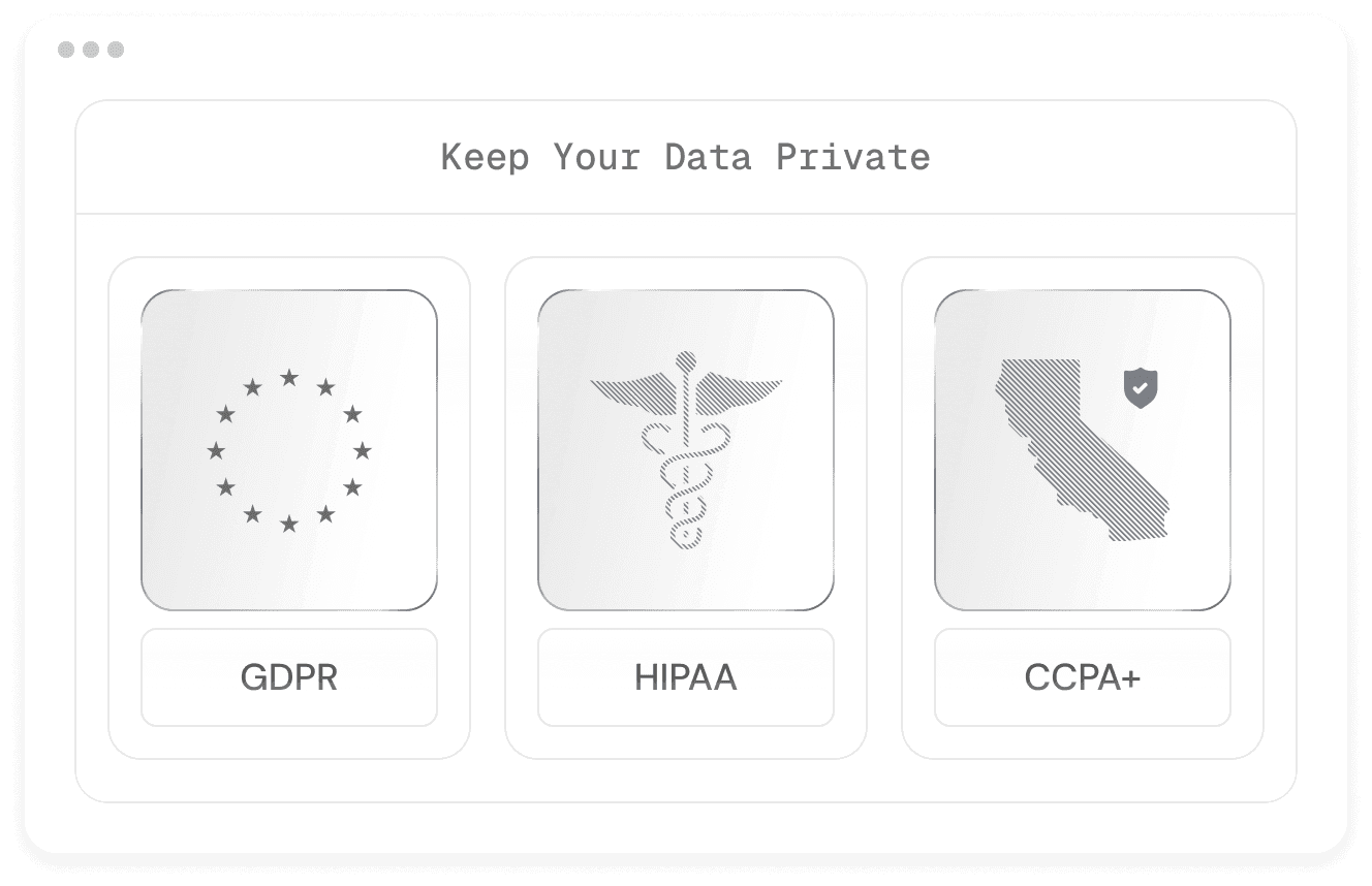 CUBIG’s synthetic data eliminates legal and privacy risks, with 0% exposure to regulations like GDPR, HIPAA, and CCPA. Fully exempt and safe to use, share, and commercialize without restriction.