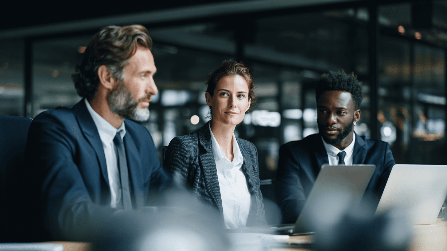 Professionals in werkoverleg voor IAM-processen bij de SVB