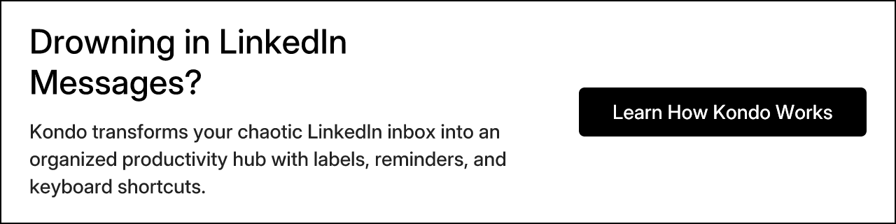 Drowning in LinkedIn Messages?