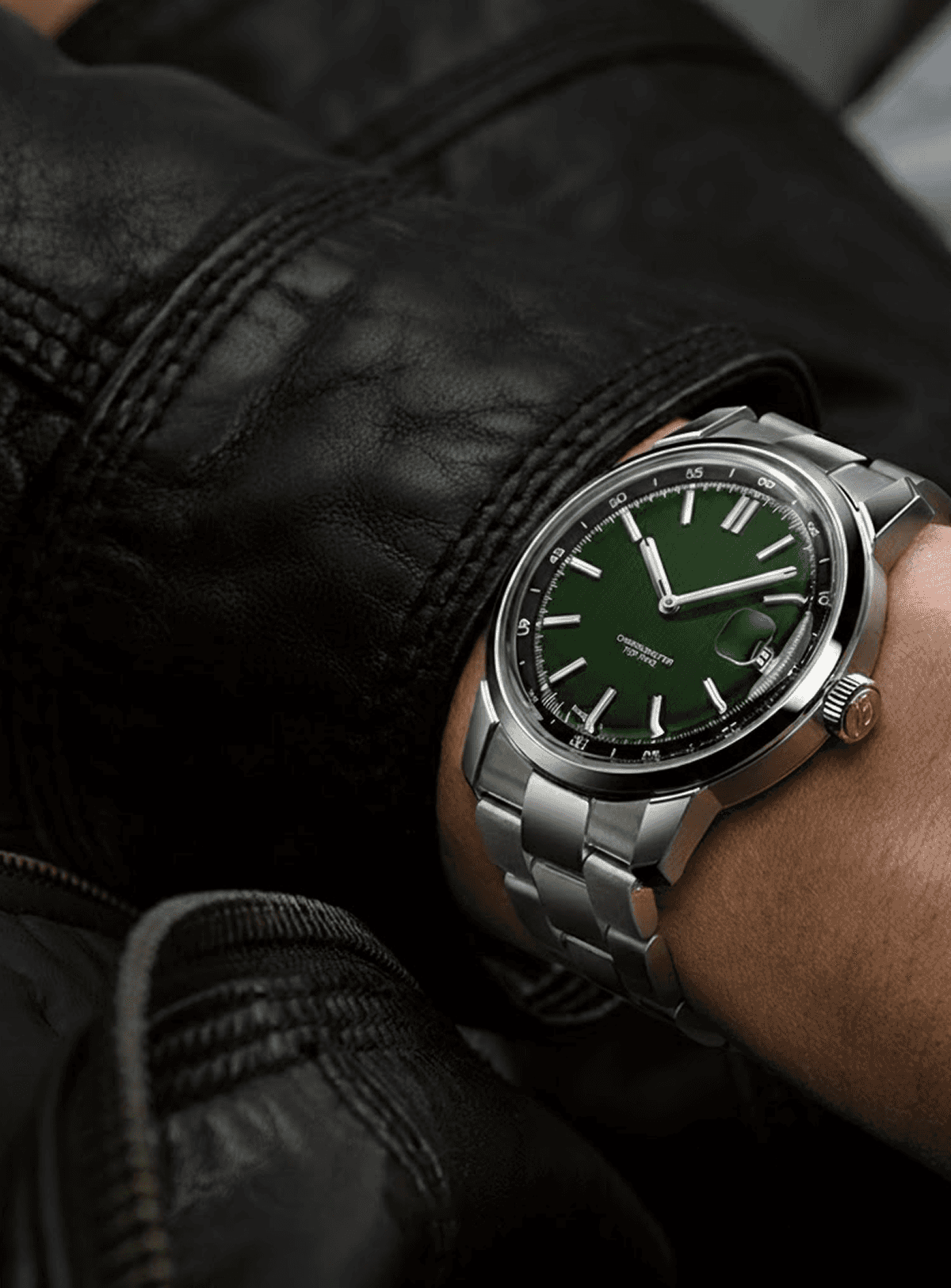 Milano Green Steel 38mm