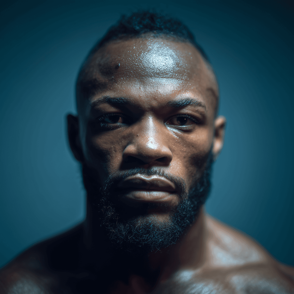 close-up of a male MMA fighter at INNOV8 MMA gym