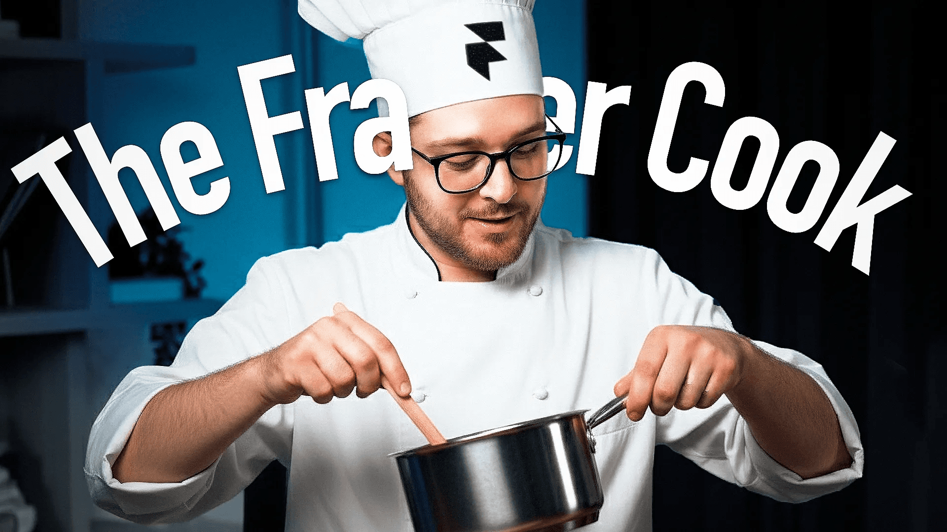 The Framer Cook video thumbnail with chef cooking