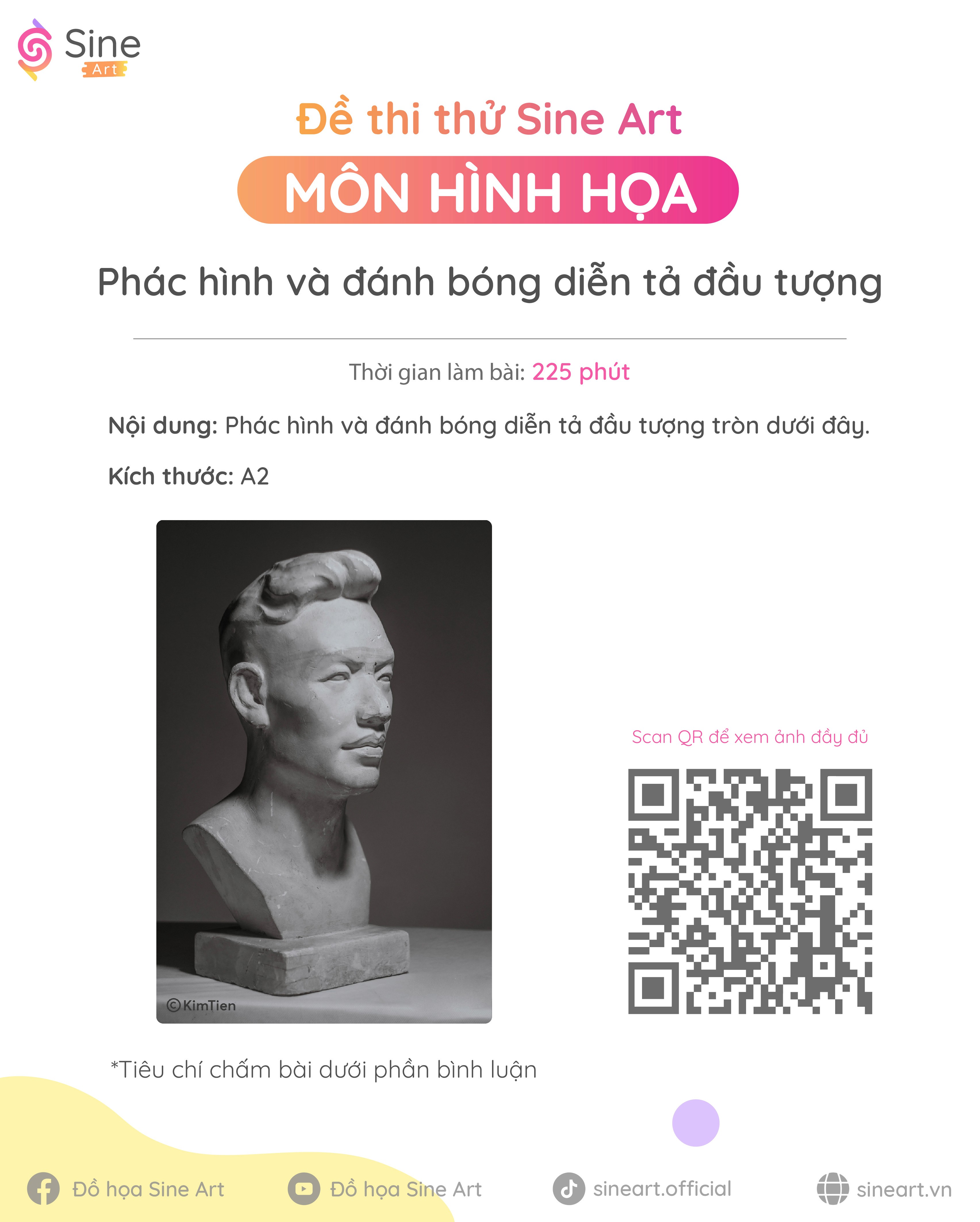 Đề thi hình họa mẫu tượng 2