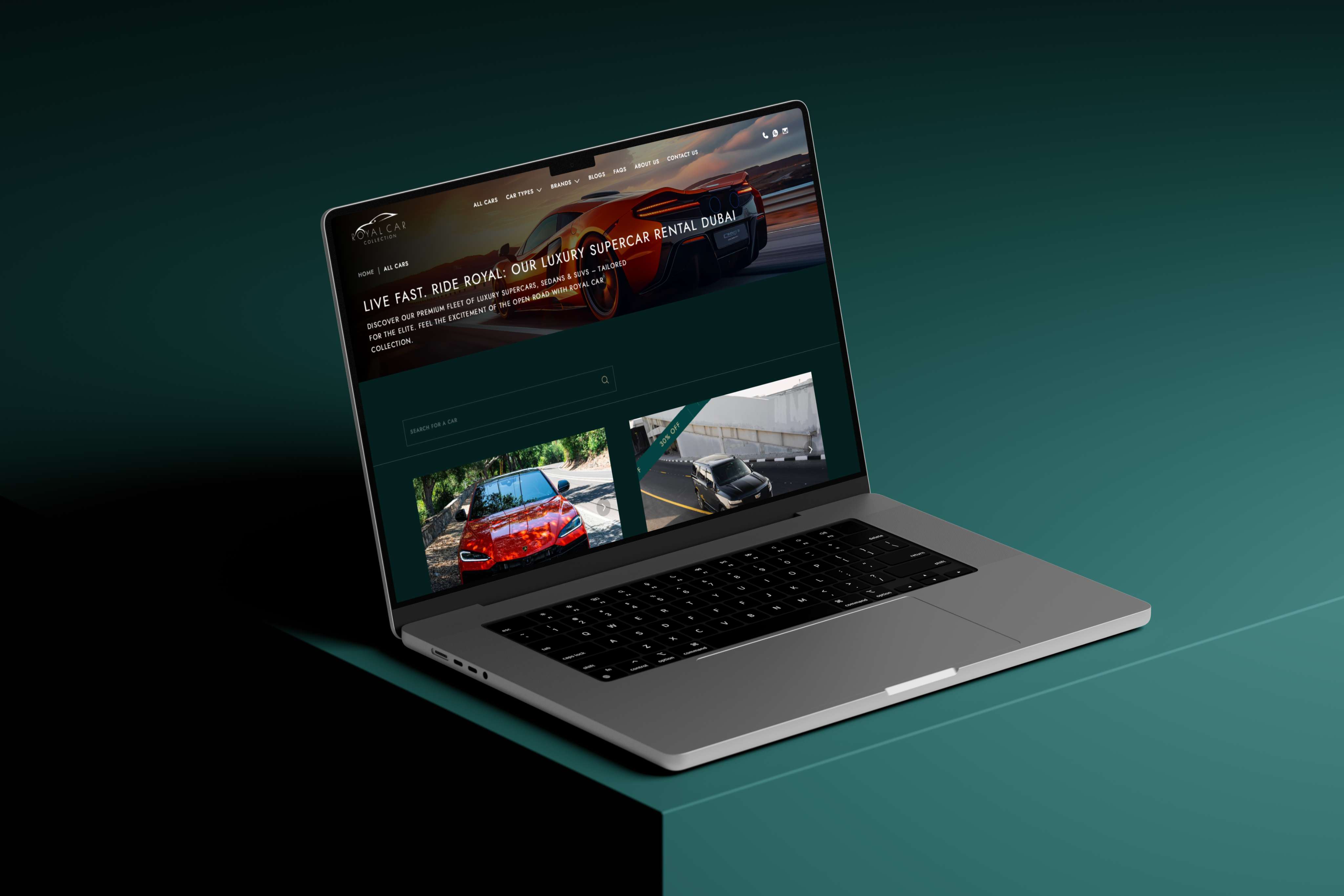 Royal Cars Collection | Luxury Car Rental Website in Dubai