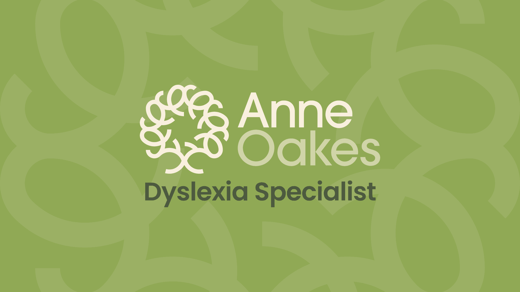 Anne Oakes website homepage built with Framer