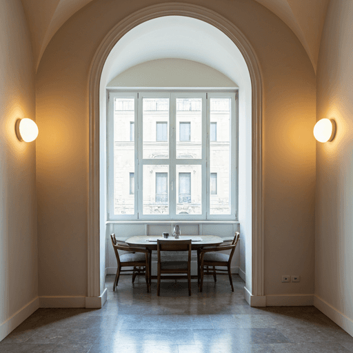 Elegante ufficio legale italiano con architettura classica
