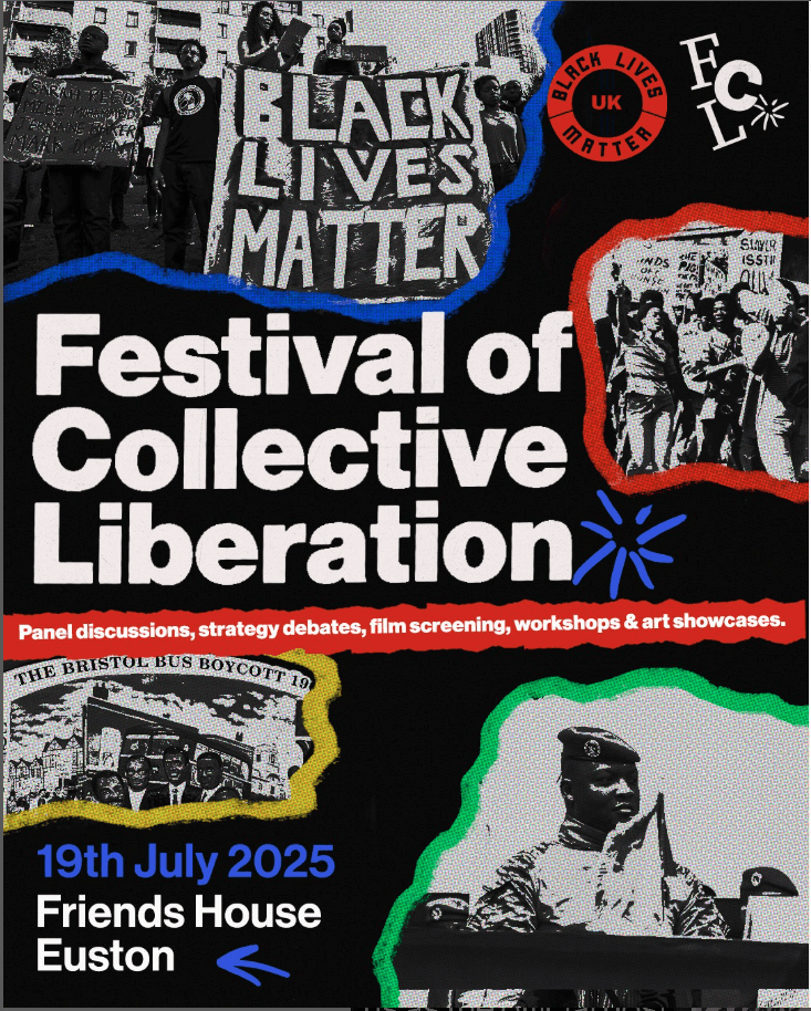 Festival of collective liberation poster by Marnie Hamilton