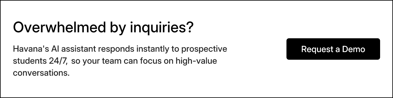 Overwhelmed by inquiries?