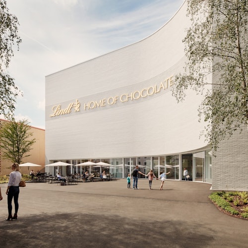 Facade of Lindt Home of Chcolate