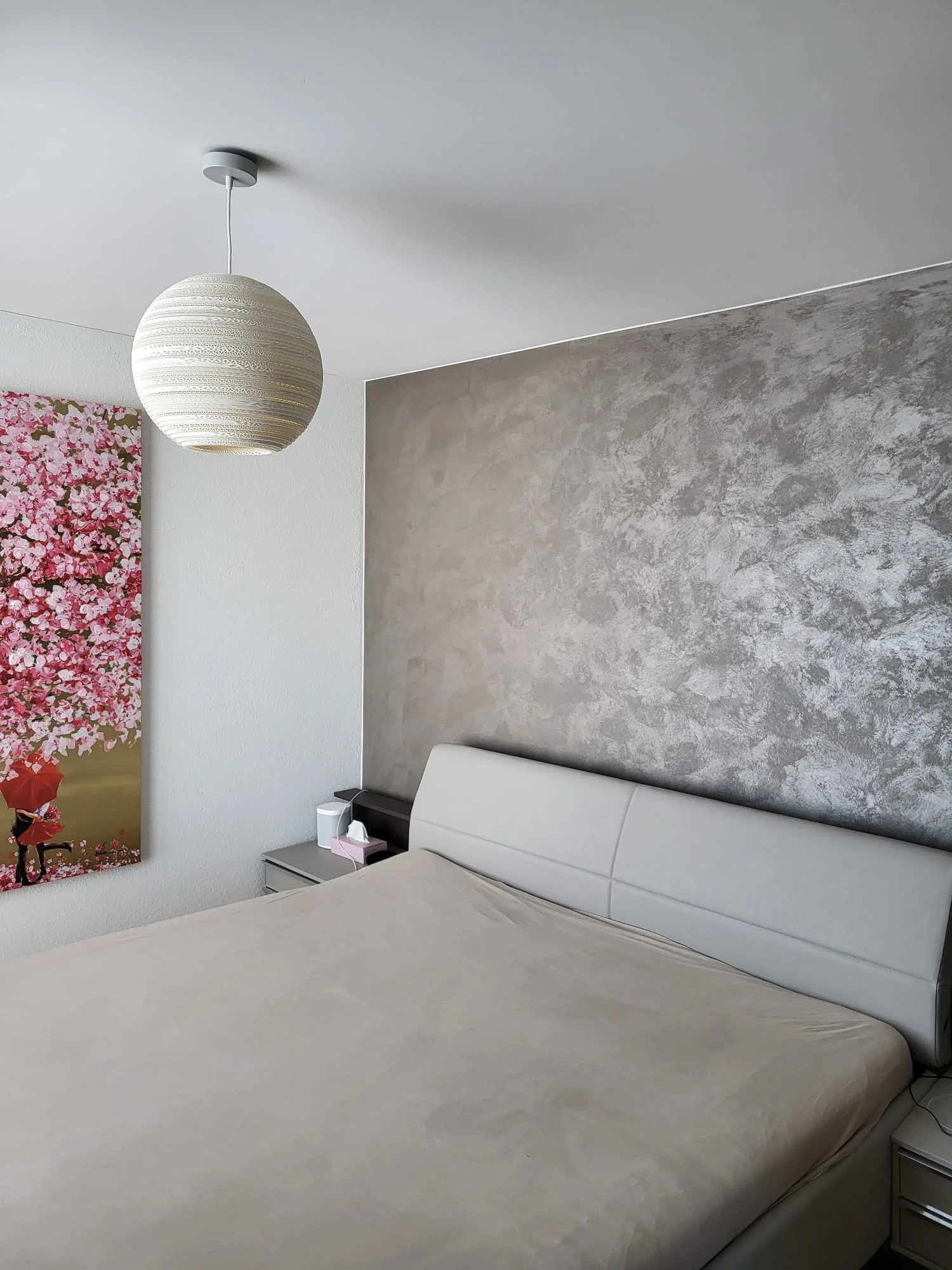 Dekorative Wandgestaltung Schlafzimmer Malerarbeiten Zürich