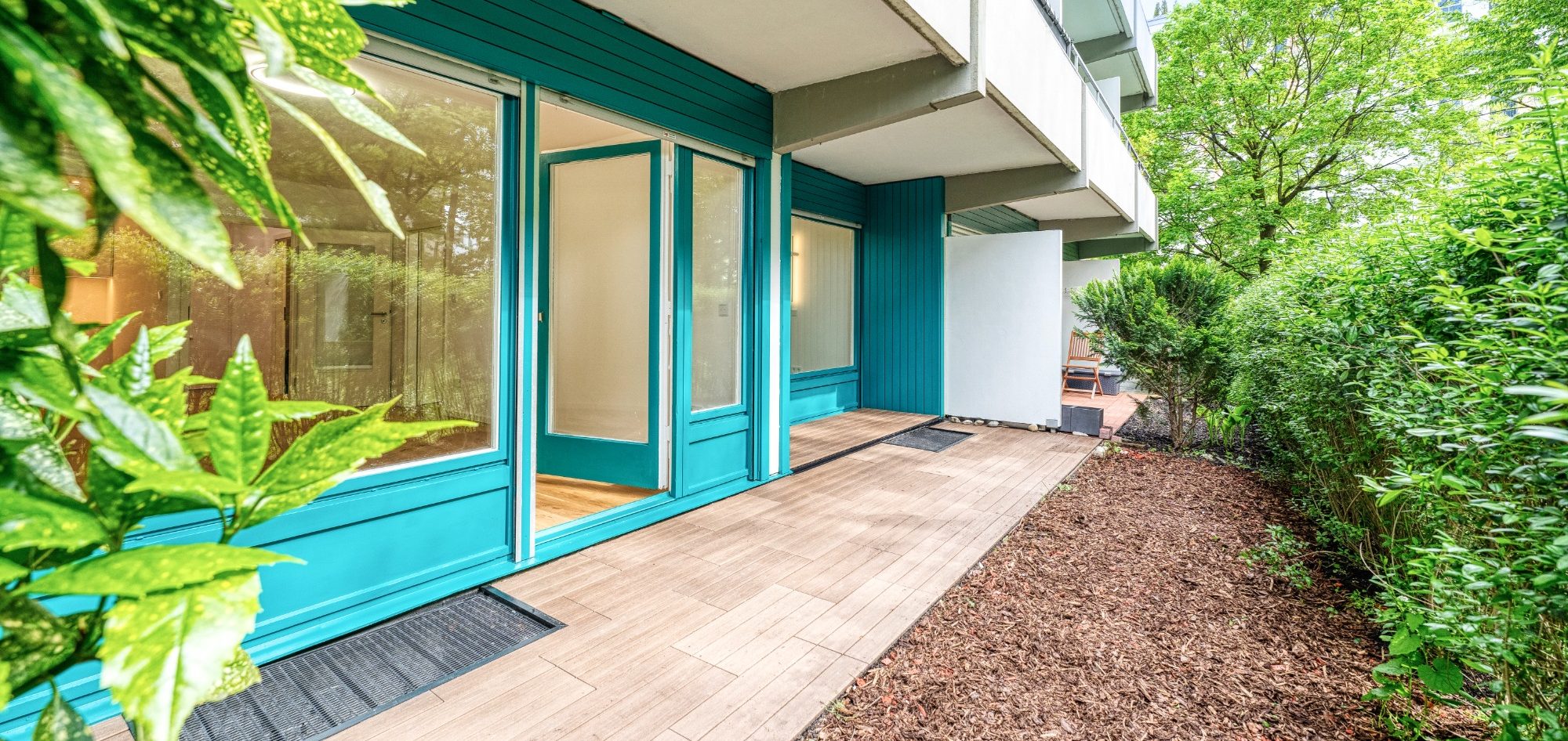 Wohnungssanierung in München mit modernisiertem Außenbereich