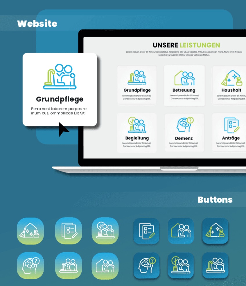 Product interface detail from the project