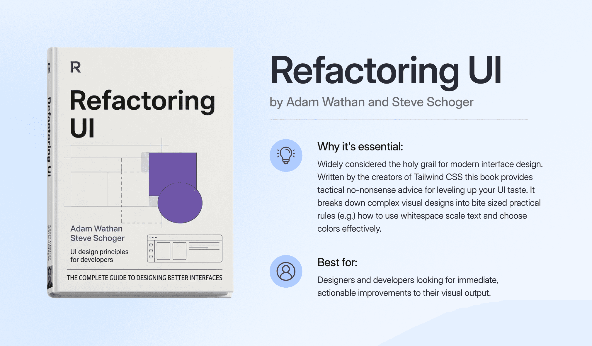 Refactoring UI book review