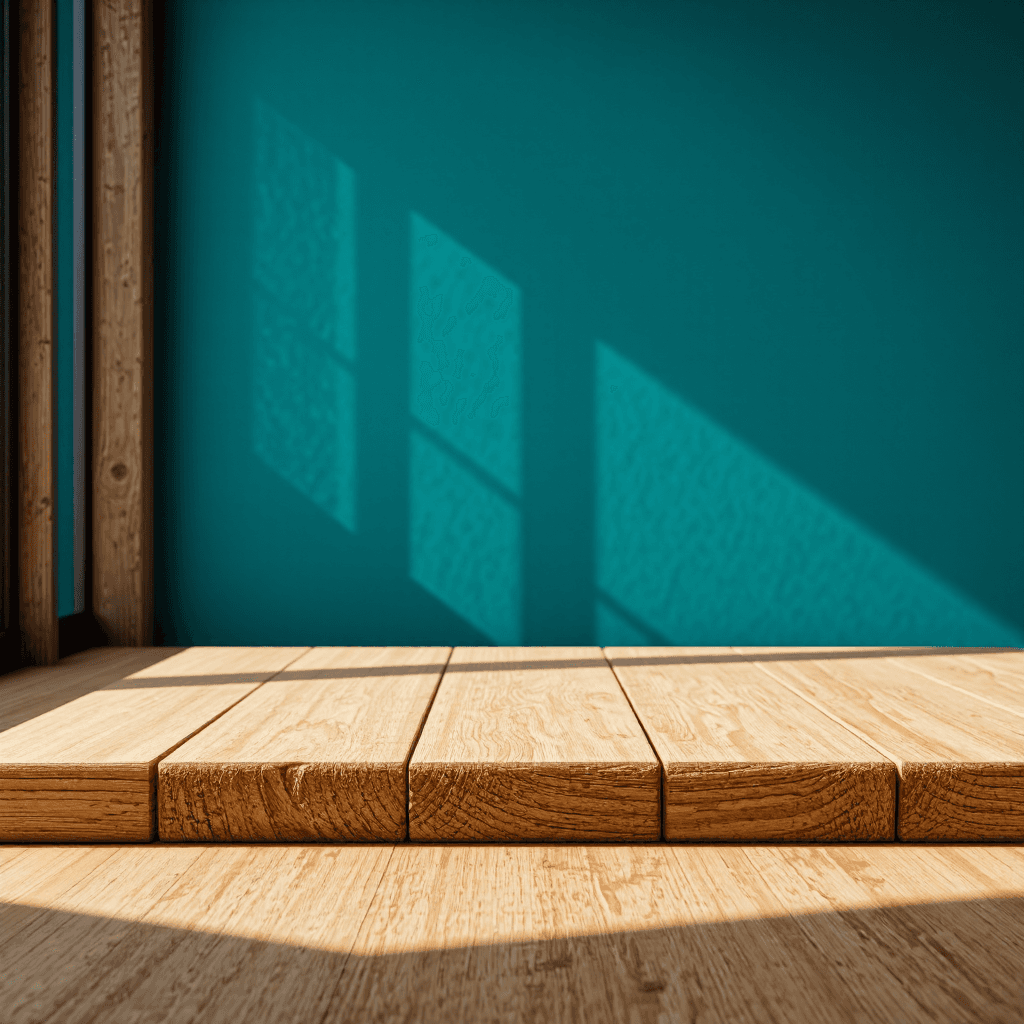 product photography of a set of wooden planks used for construction or woodworking