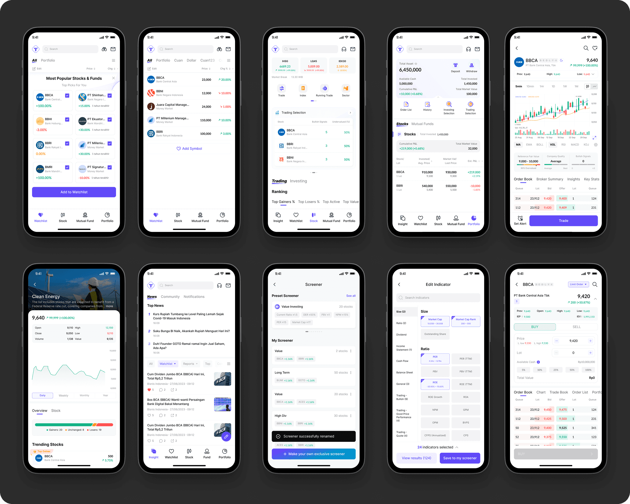 Updated interface after revamping the Tuntun Design System for better consistency and usability