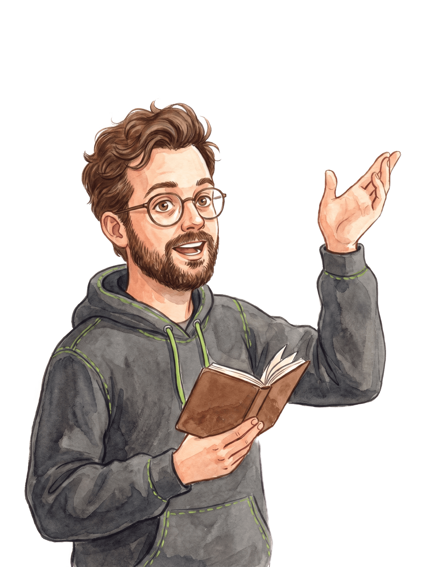 Patrick presenting the roadmap