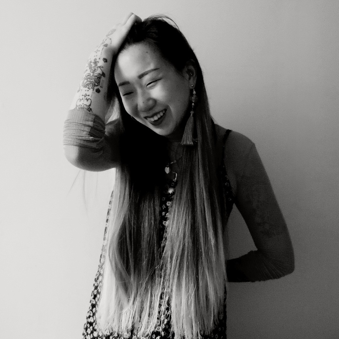 asian woman smilling
