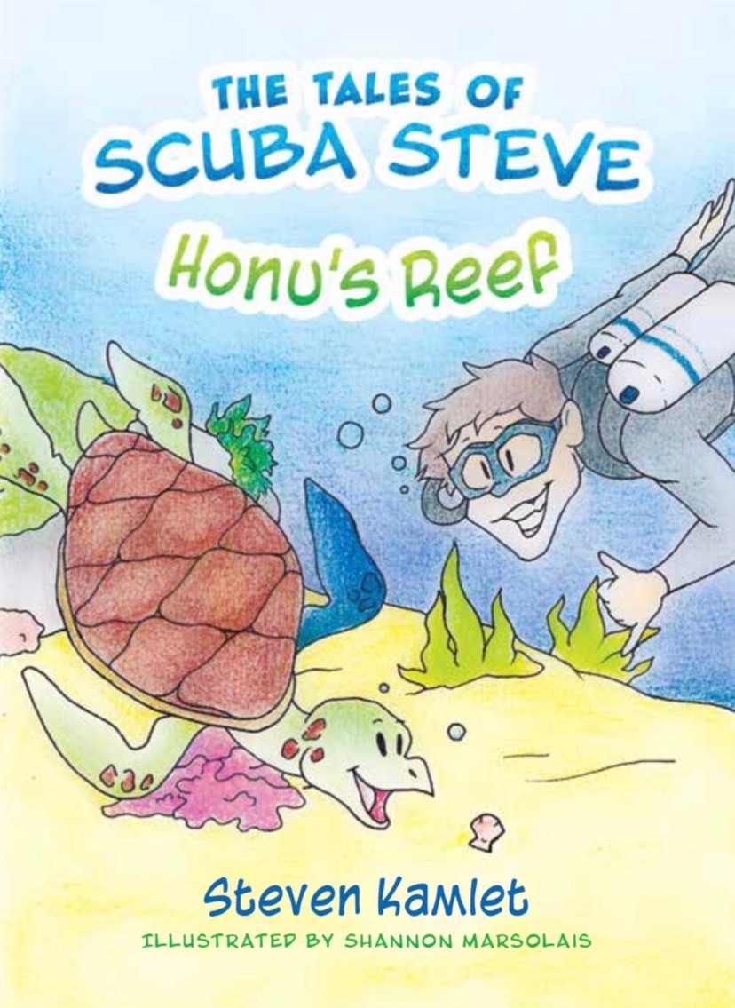 The book cover for the first installation in the Tales of Scuba Steve series.