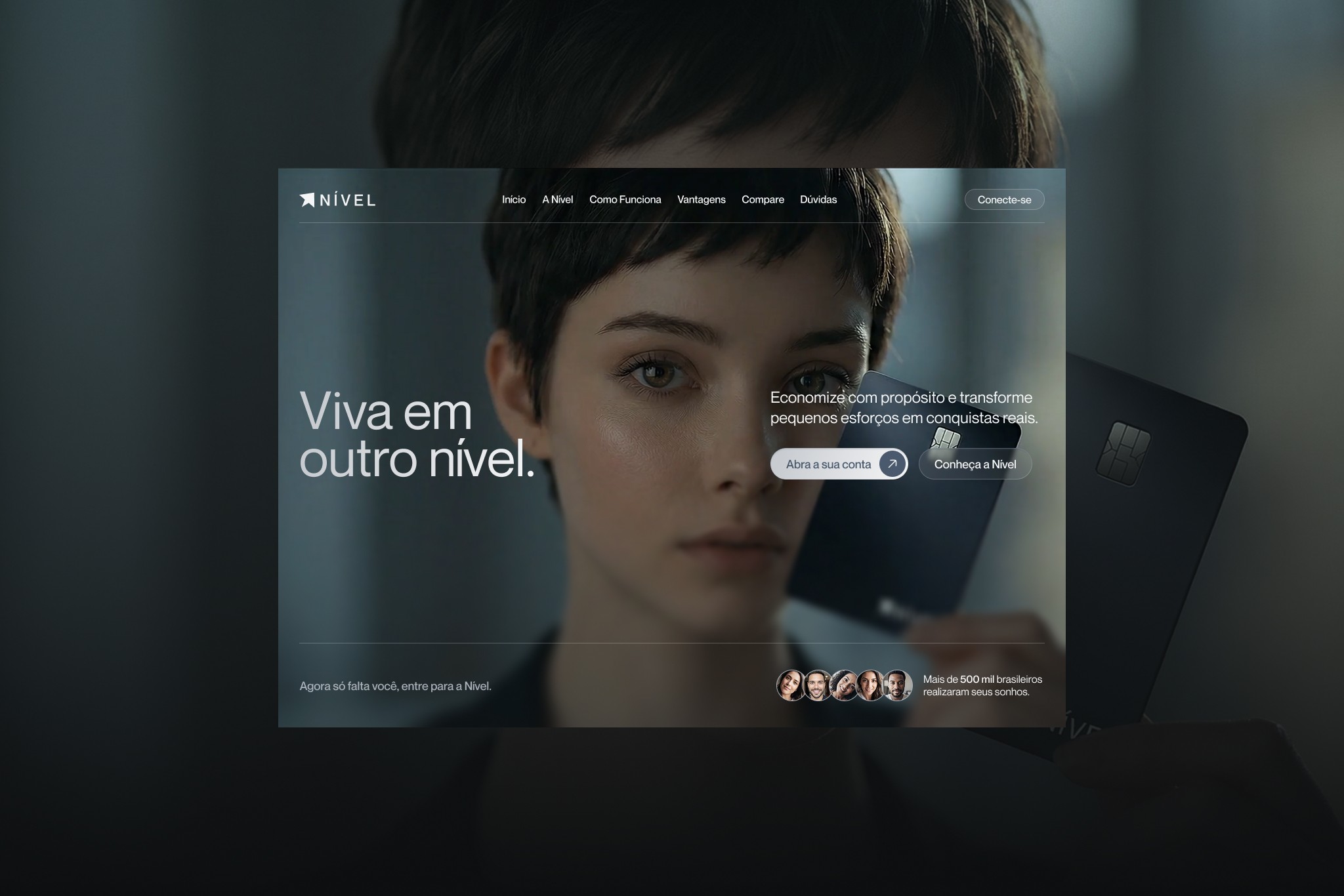 A mockup for a Macbook place on a table for a hair salon website