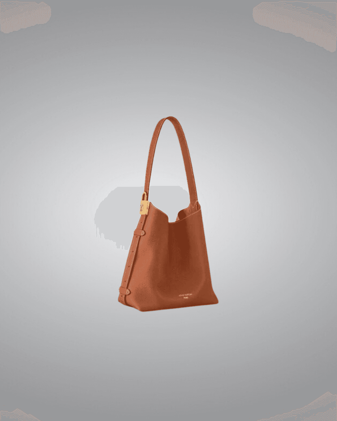 LV Low Key Hobo PM Bag in Smooth Calfskin 