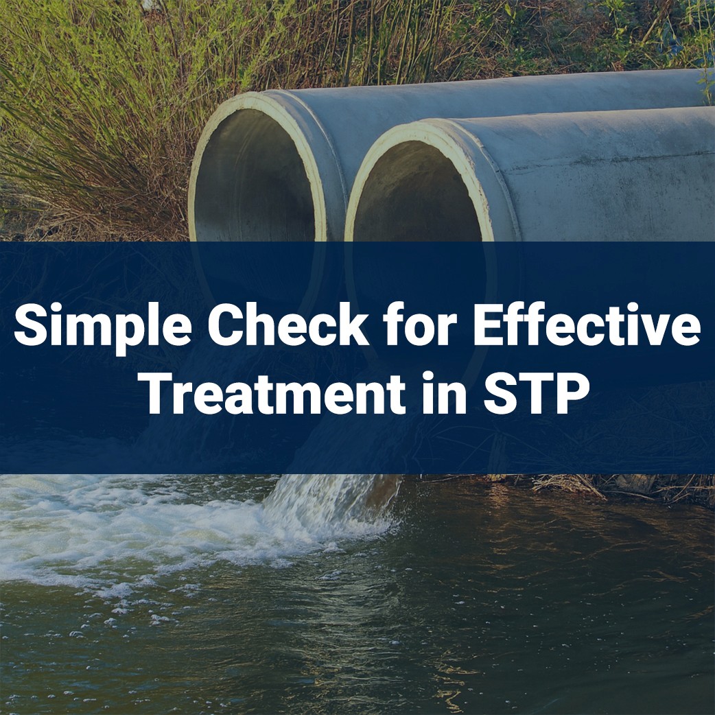 Simple Check for Effective Treatment in your STP