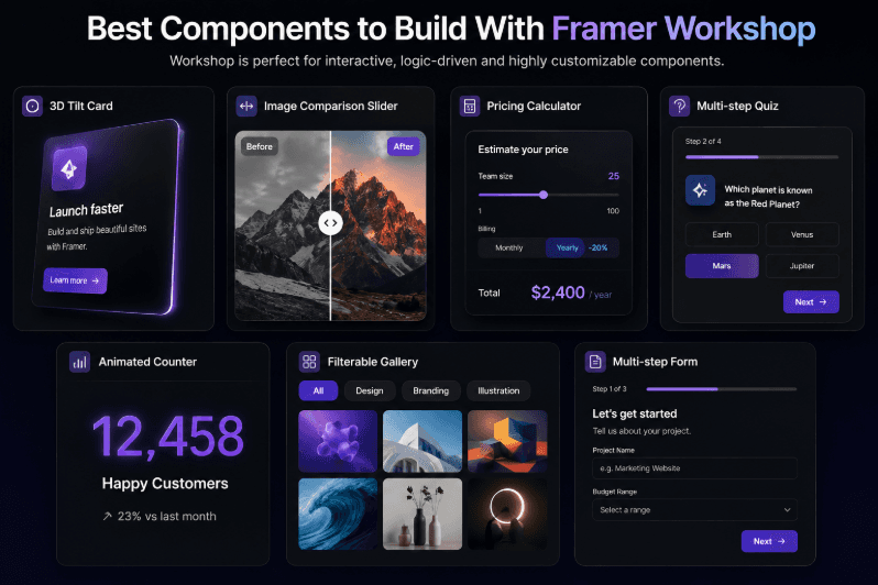 Best Components to Build With Workshop