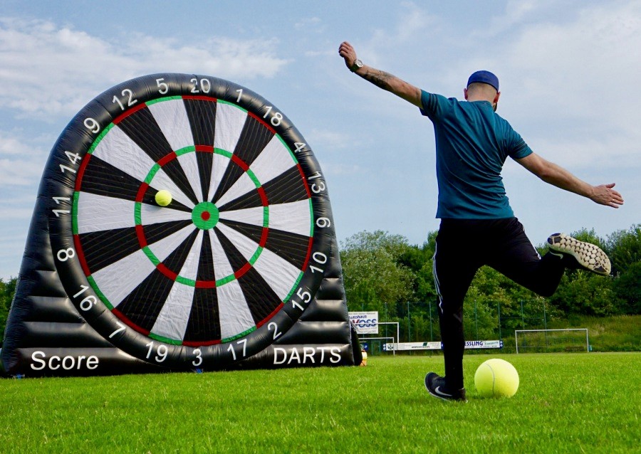 Photo of inflatable football game rental