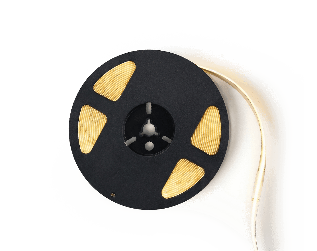 a part of the black headphone