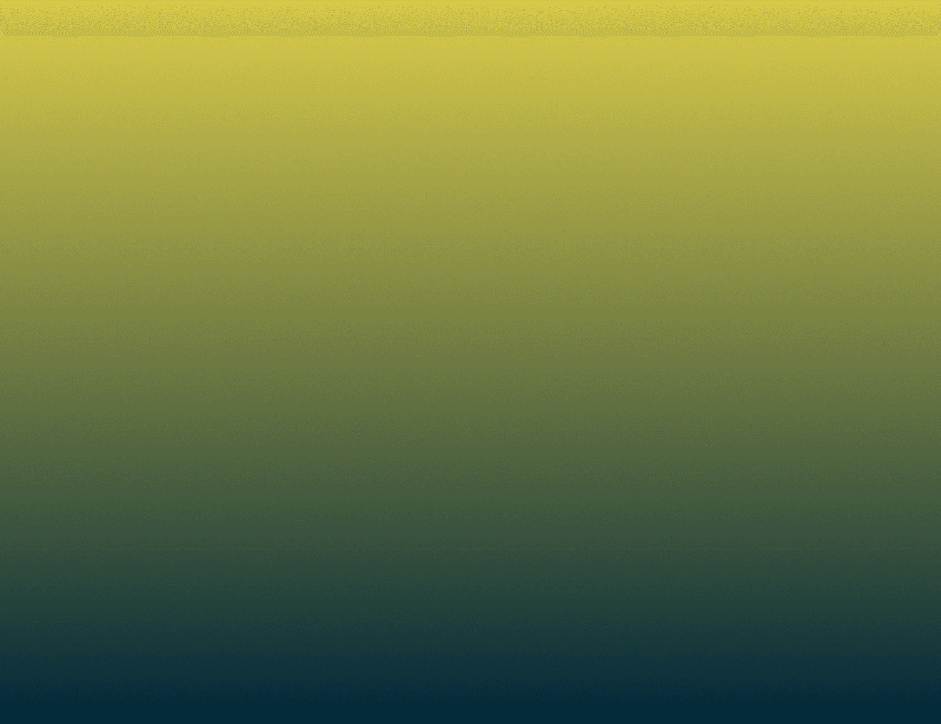 Yellow to teal gradient background with soft blur