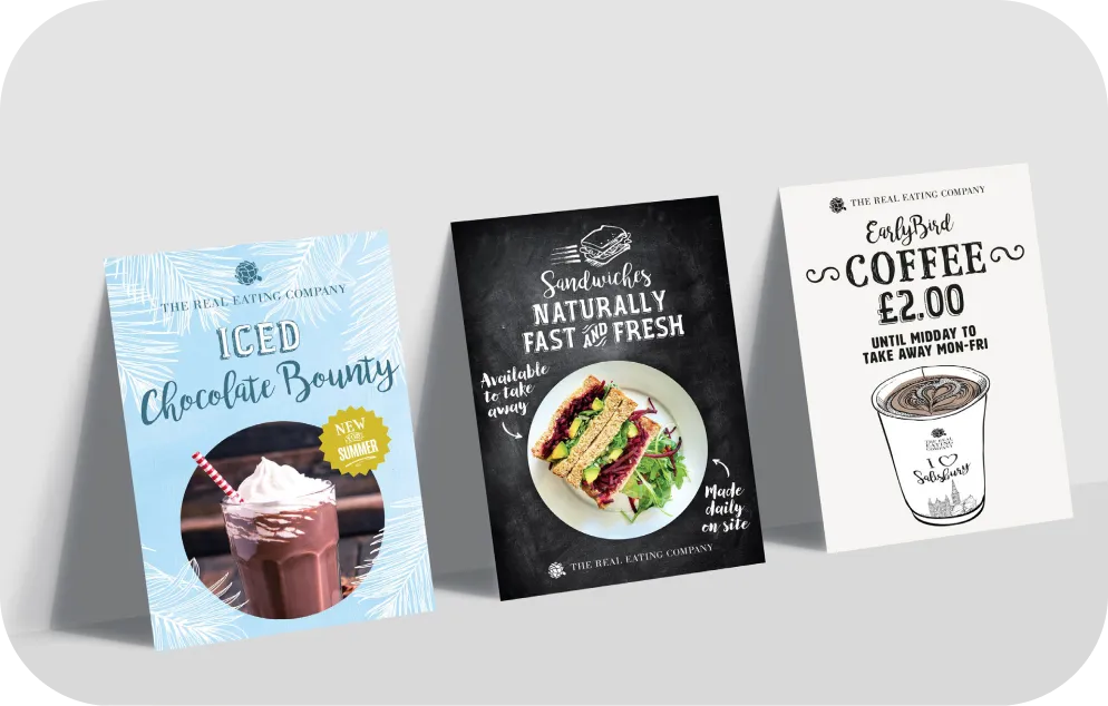 Real Eating co posters