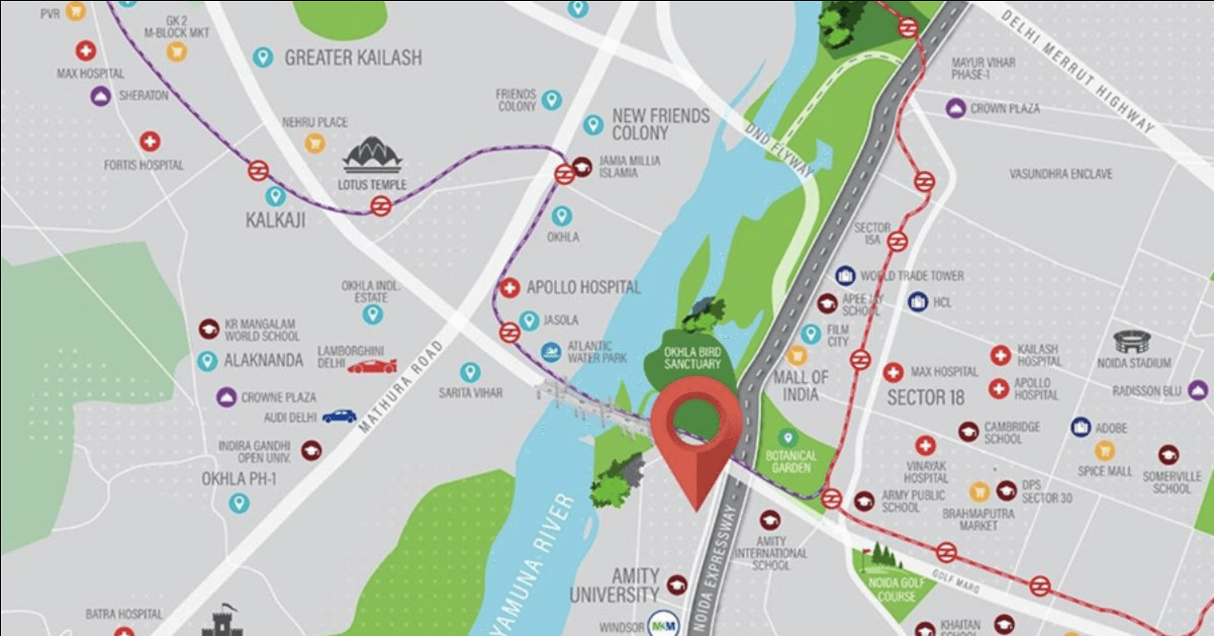 m3m jacob co residences sector 97 noida connectivity