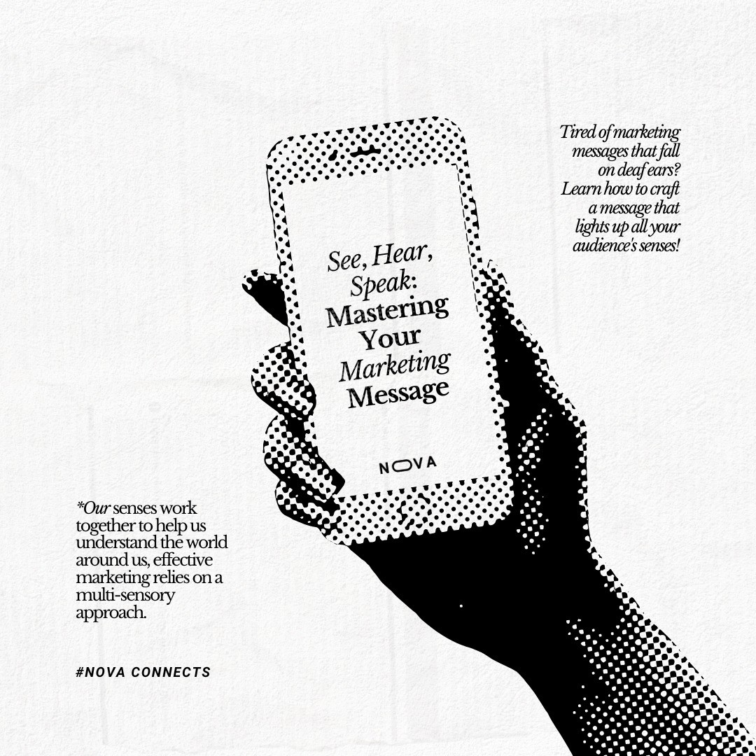 See, Hear, Speak: Mastering Your Marketing Message.