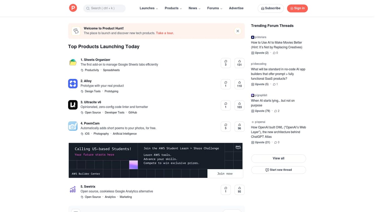 9 Essential Websites That Promote Your Business in 2025 - Product Hunt
