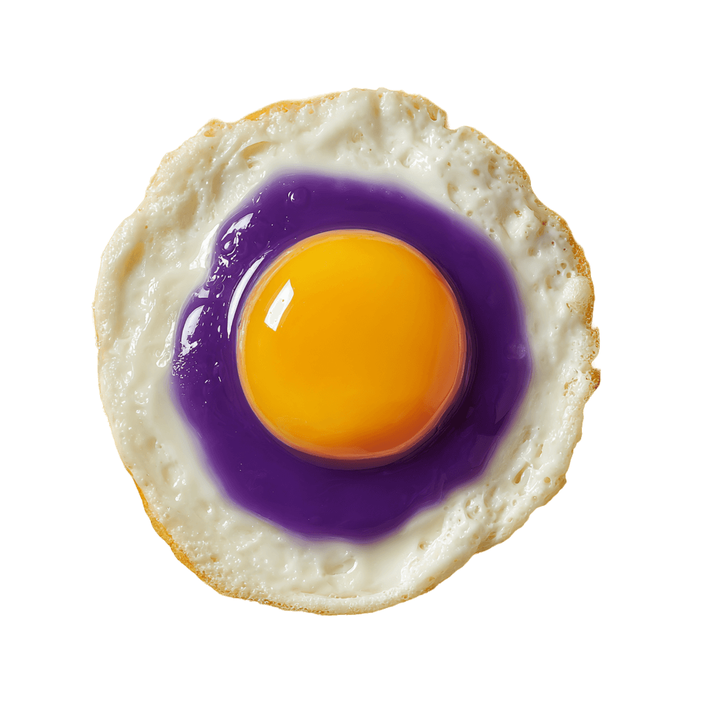 white oval
