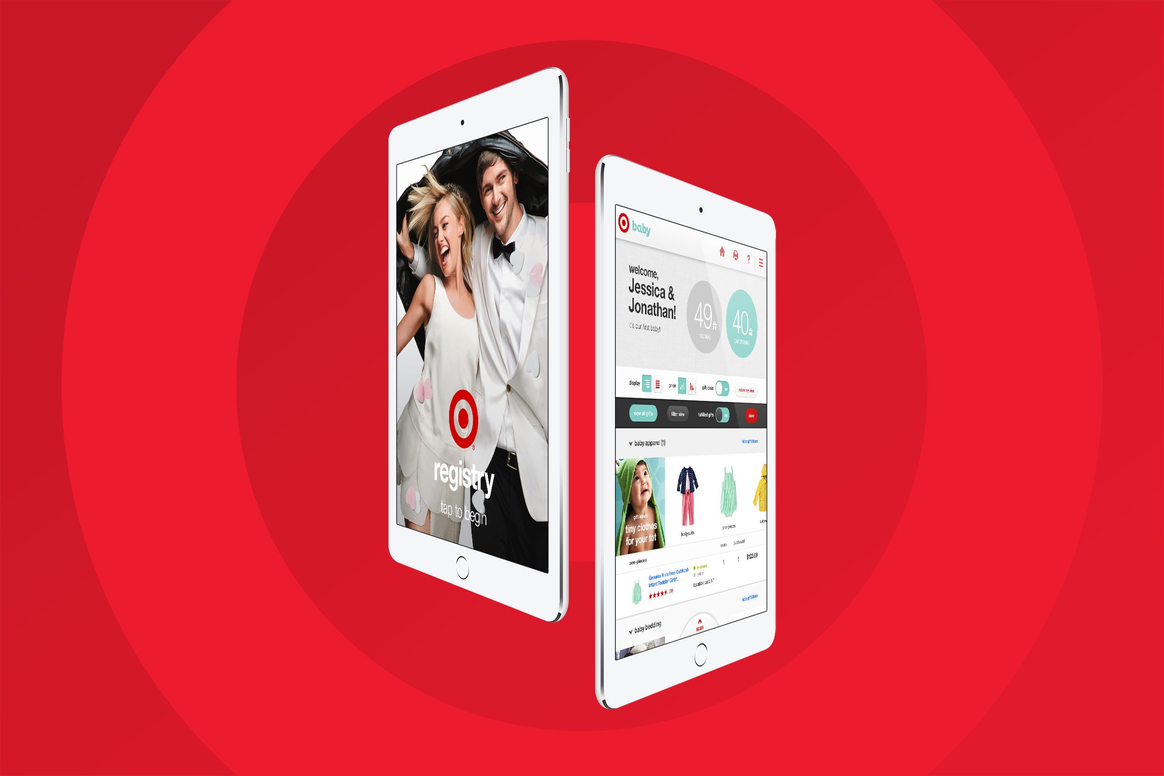 target registry app on ipad