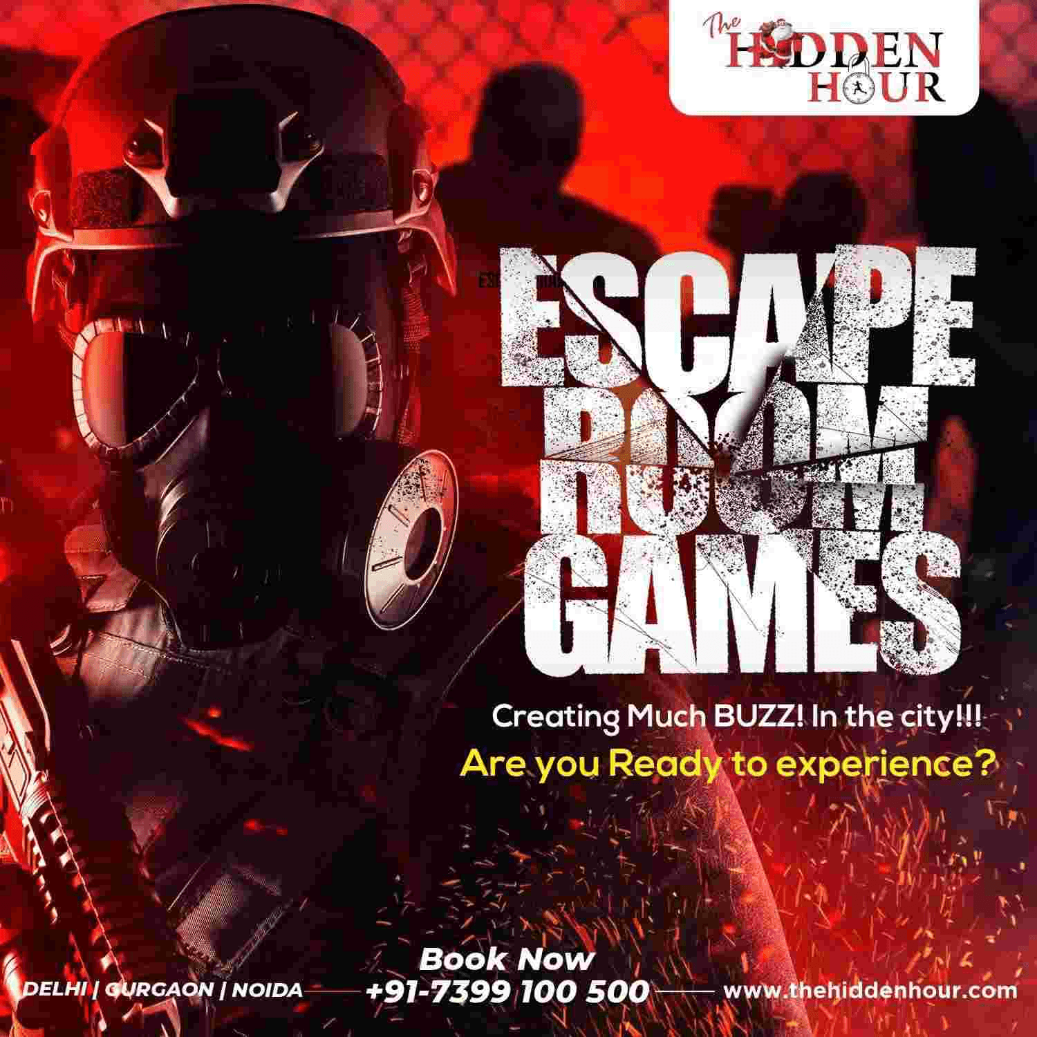 a Poster of the hidden hour escape room games 