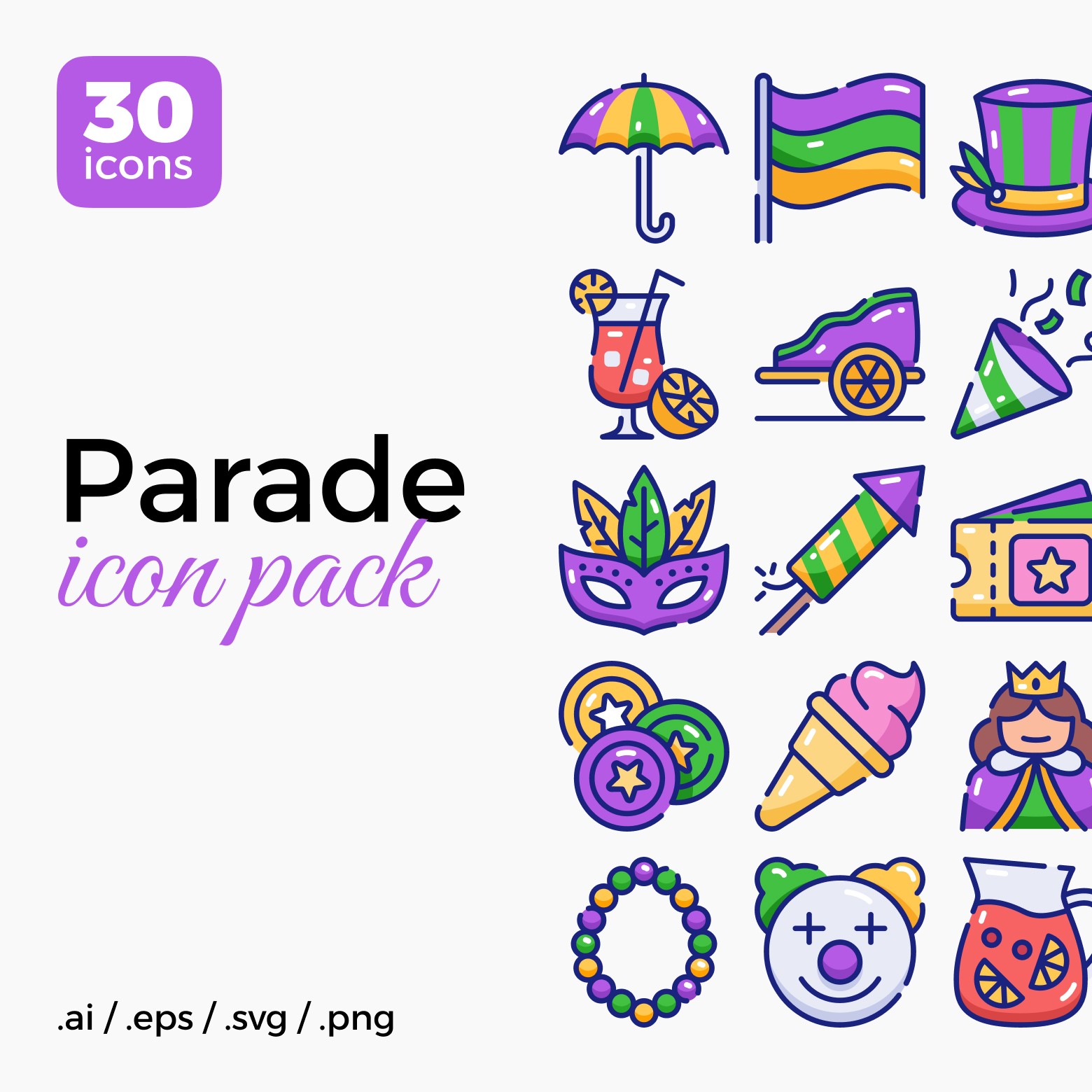 parade-icon-pack